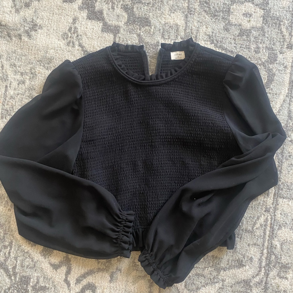 Wilfred cropped blouse